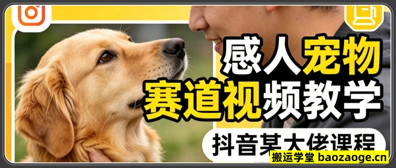 AI宠物绘画视频教学，抖音某大佬课程，可